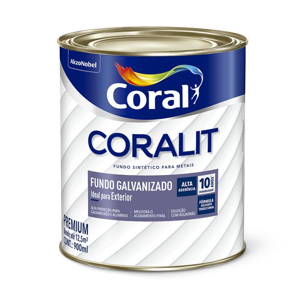 CORALIT FUNDO GALVANIZADO BRANCO 0,9L