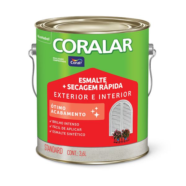 TINTA CORALAR ESM BR VERMELHO 3,6L