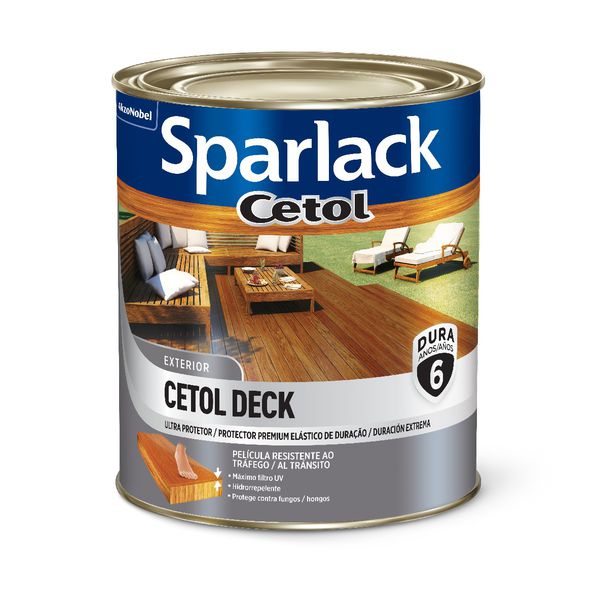 VERNIZ SPARLACK CETOL DECK SB NATURAL 0,9L