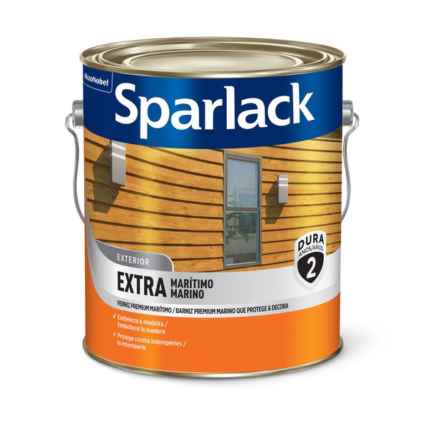 VERNIZ SPARLACK EXTRA MAR AC NATURAL 3,6L