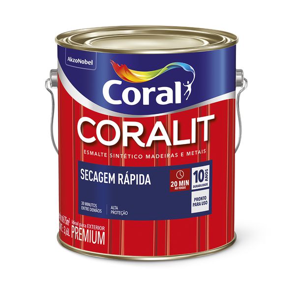 TINTA CORALIT SECAGEM RAPIDA BR 3.0L