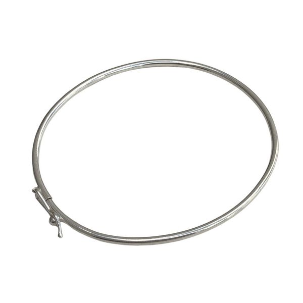 Bracelete Médio Liso em Prata 925