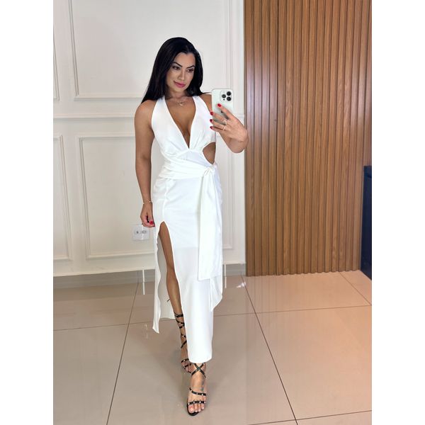 Vestido Midi Vera Branco 