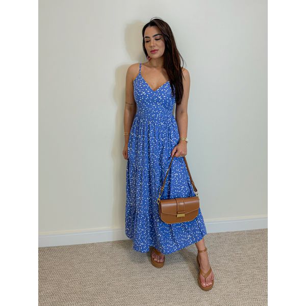 Vestido Atenas Dálmata Azul 