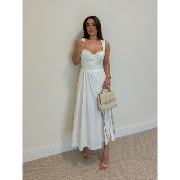 Vestido Meia Taça Florença Off