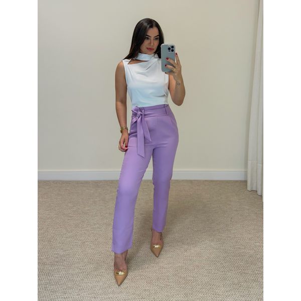 Calça Alfaiataria Clochard Lilás