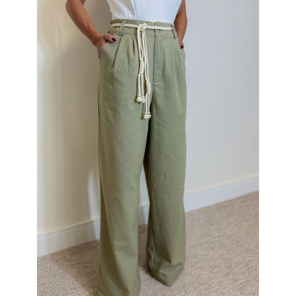Calça Linho Roma Militar