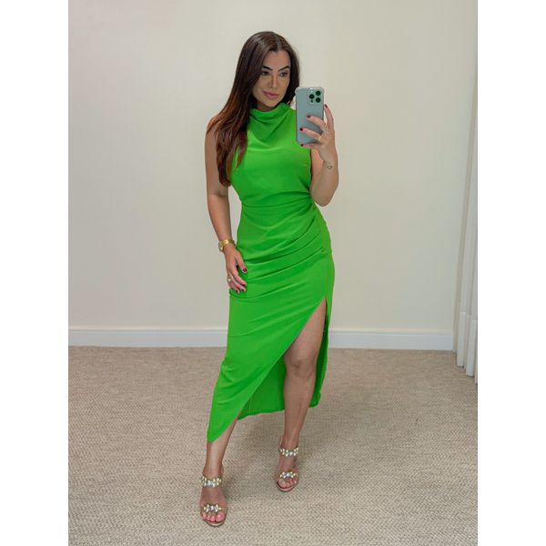 Vestido Midi Fabricia Verde
