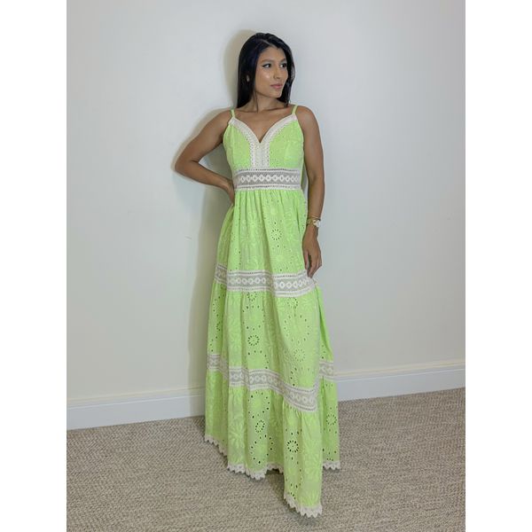 Vestido Longo Laise Acapulco Lima