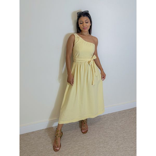 Vestido Midi Ariela Manteiga