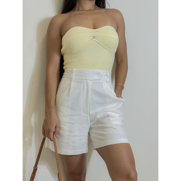 Short Linho Jéssica Off