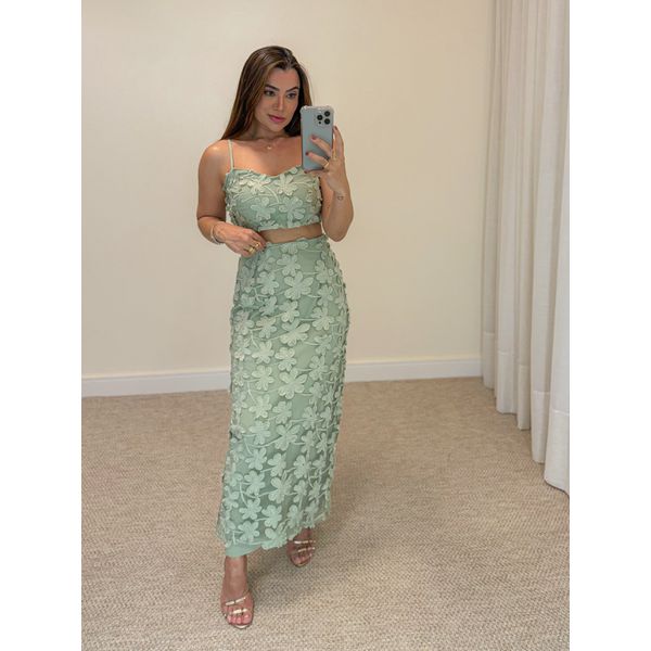 Conjunto Flowers Natasha Oliva