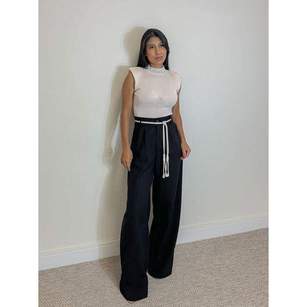 Calça Linho Roma Preto