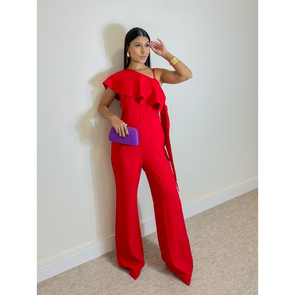 Macacão Tatiane Vermelho