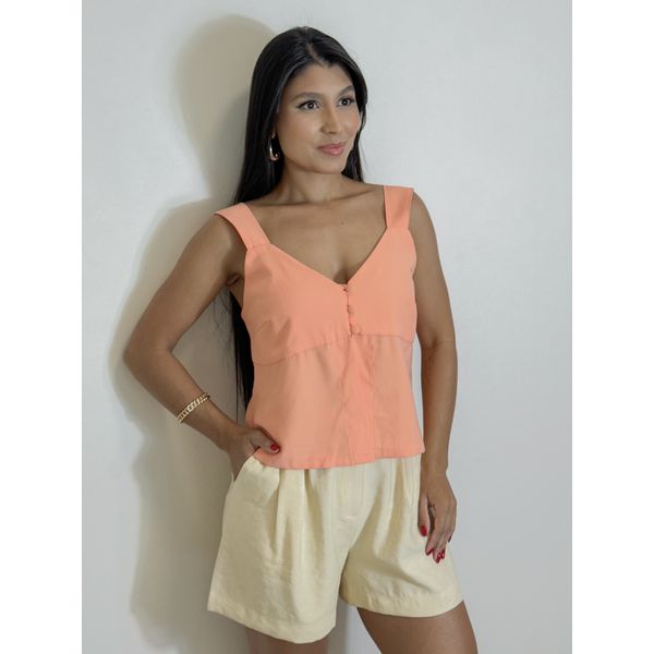 Blusa Alça Bianca Salmão 