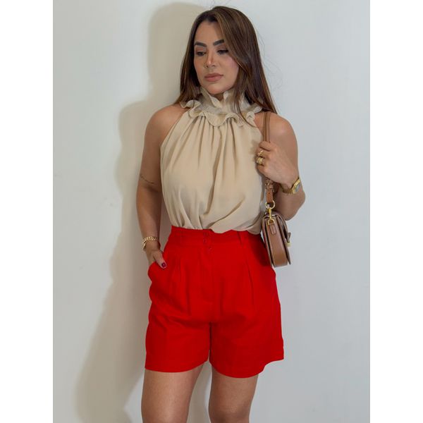Blusa Chiffon Cappuccino