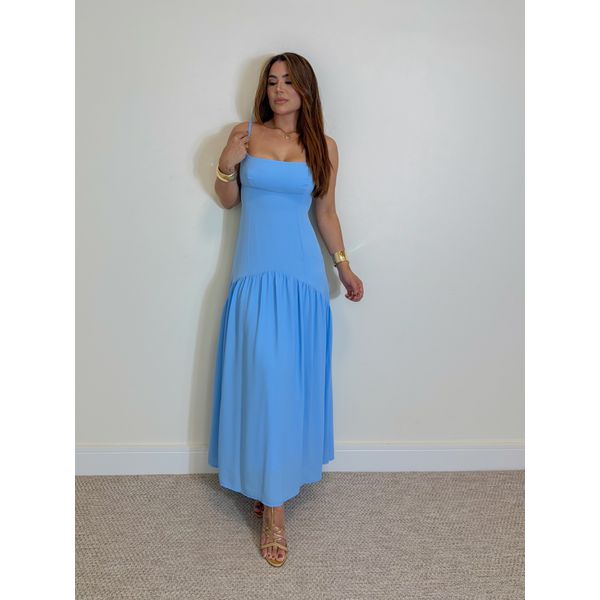 Vestido Midi Lohana Azul