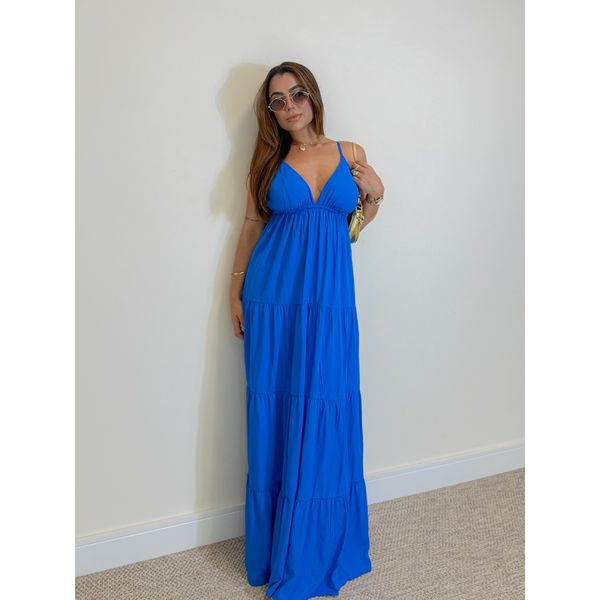 Vestido Alcinha Marrocos Azul
