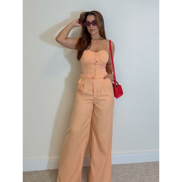 Conjunto Calça Moscou Coral