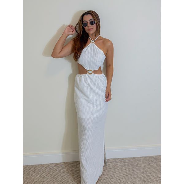 Vestido Midi Las Vegas Branco 