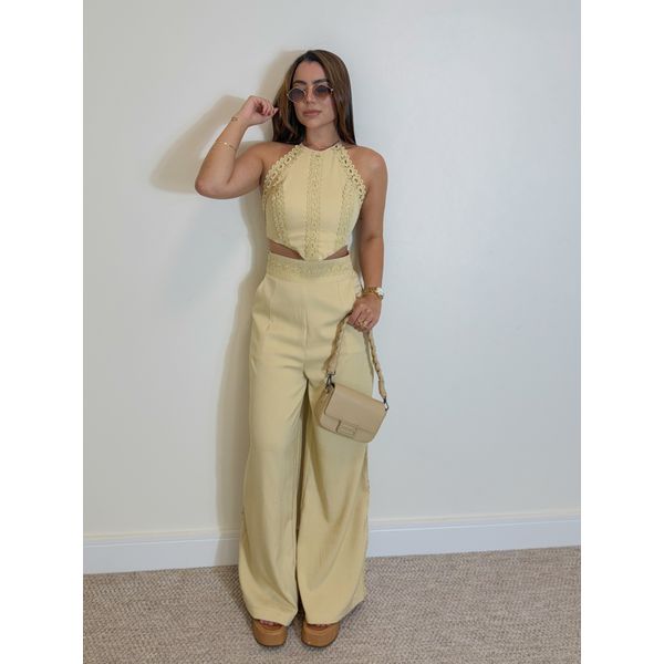 Conjunto Laise Pequim Cáqui
