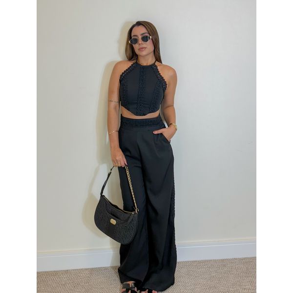 Conjunto Laise Pequim Preto