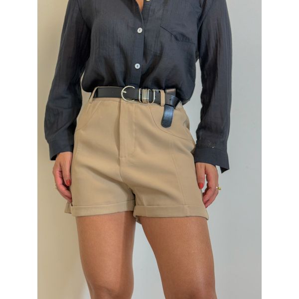 Short Cinto Luanda Cáqui