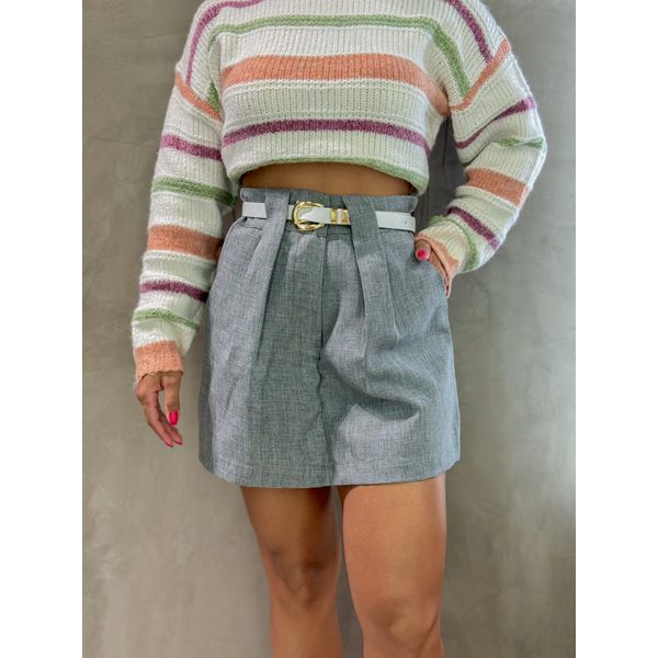 Short Saia Clarice Mescla