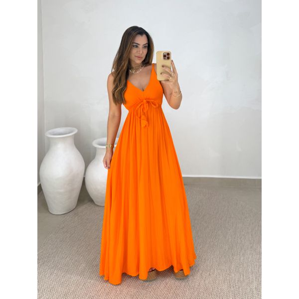 Vestido Liso Ibiza Laranja