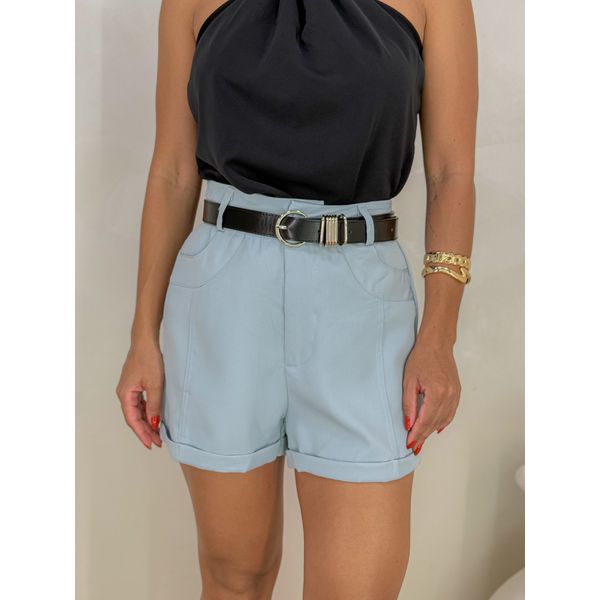 Short Cinto Luanda Azul