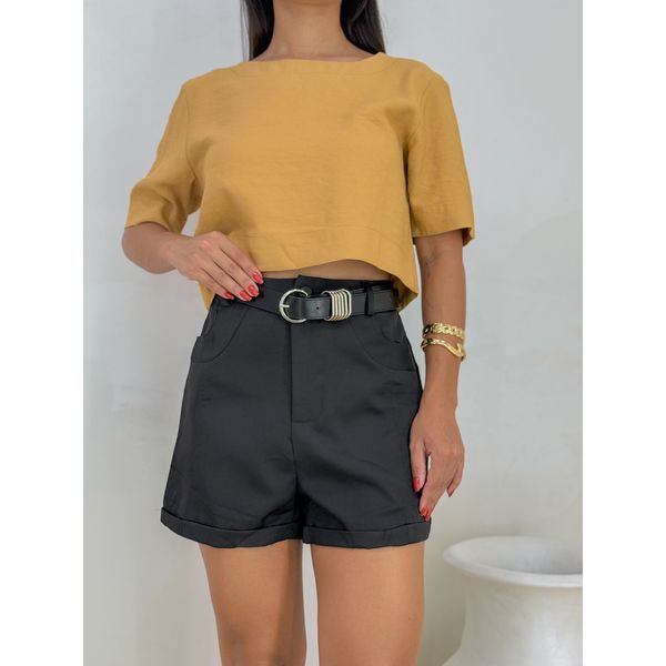 Short Cinto Luanda Preto 