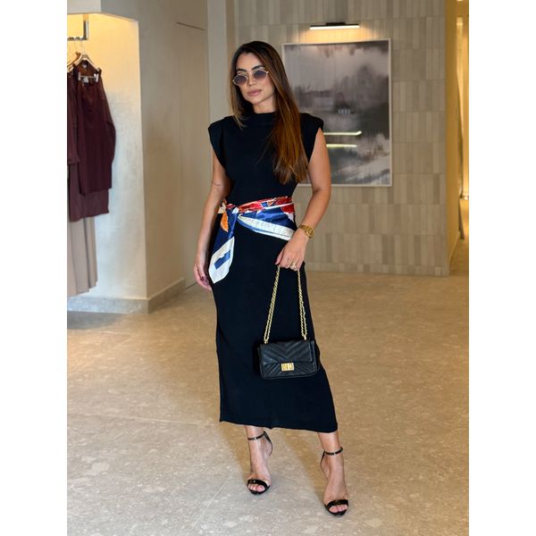Vestido Muscle Tee Modal Preto