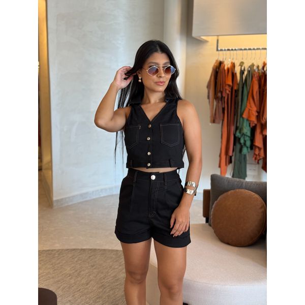 Conjunto Sarja Porto Preto