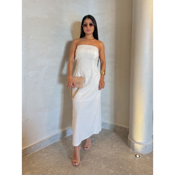 Vestido Linho Milão Cru