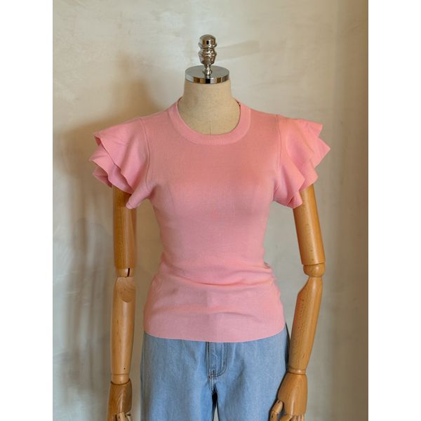 Blusa Tricot Manguinha Josi Rosa