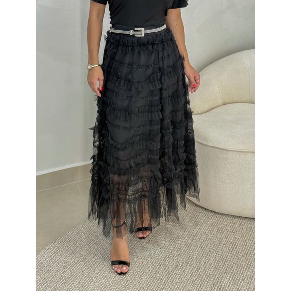 Saia Tule Vicenza Preto