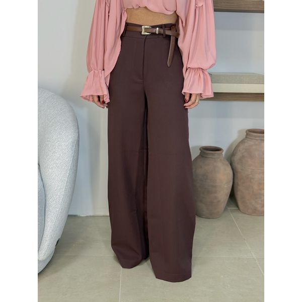 Calça Alfaiataria Maria Café