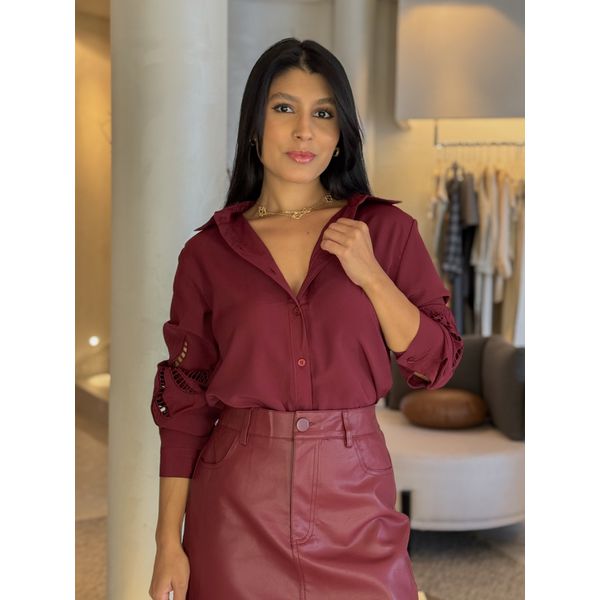Camisa Laise Milena Cherry