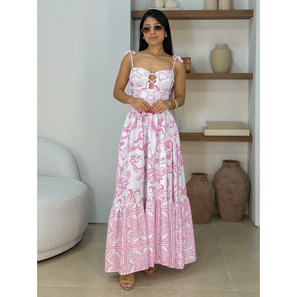 Vestido Thiara Rosa