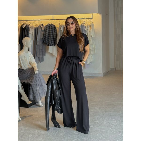 Conjunto Calça Renata Preto