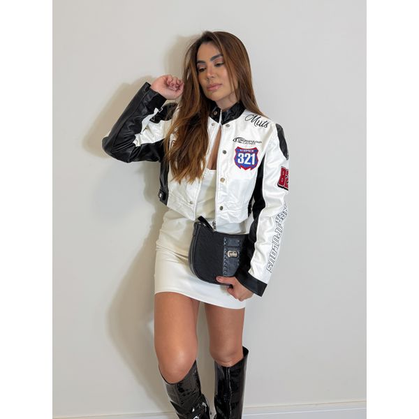Jaqueta Racer Branca