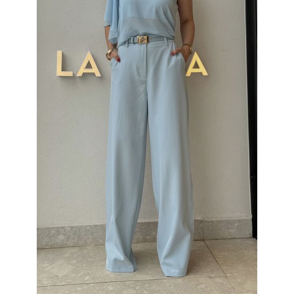 Calça Pantalona Beatriz Azul