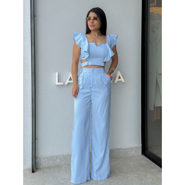 Conjunto Calça Isadora Azul