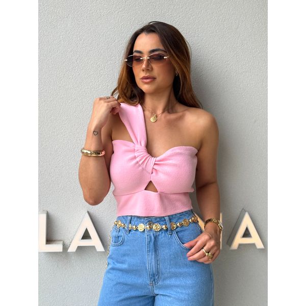 Blusa Tricot Vitória Rosa