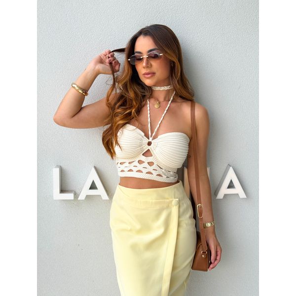 Blusa Tricot Simaria Off