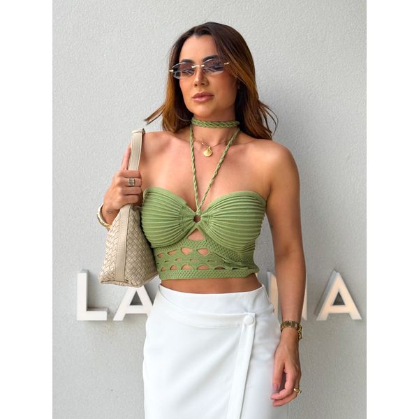 Blusa Tricot Simaria Verde