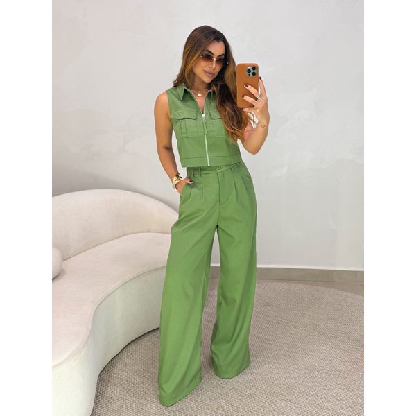 Conjunto Calça Samara Verde