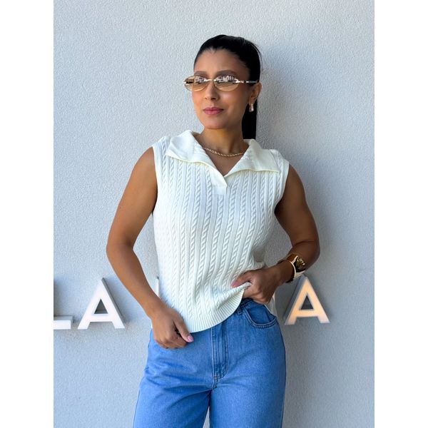 Blusa Gola Polo Pamela Off