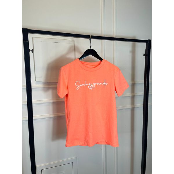 Camiseta Sonhe Grande Laranja 