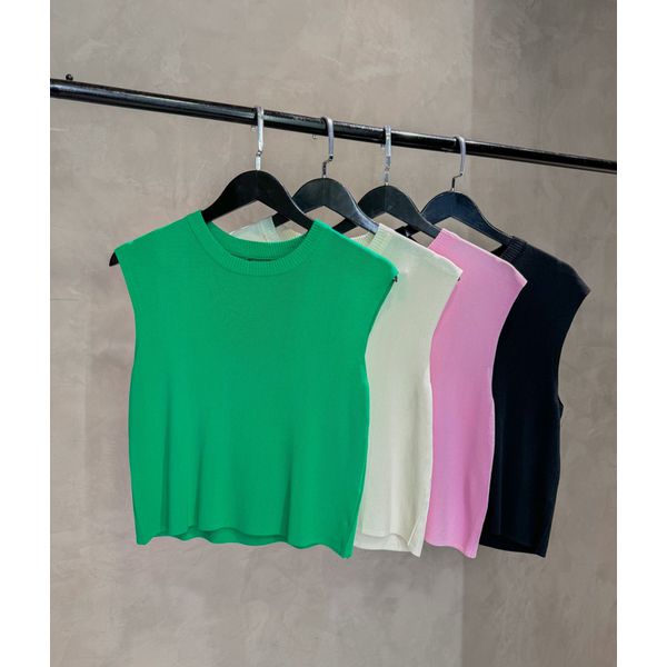 Blusa Tricot Light Vivian Rosa